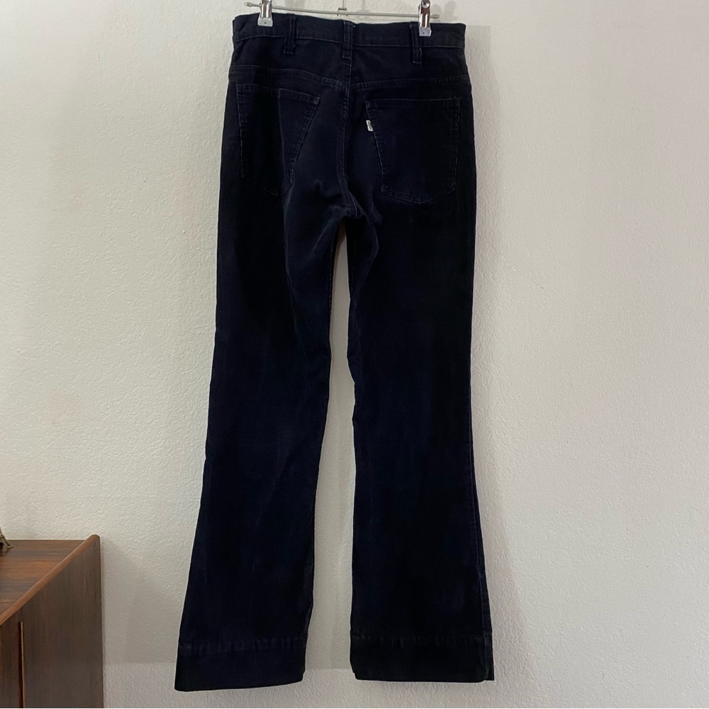 VINTAGE 70’s LEVI’S | Navy Corduroy Flare Pants